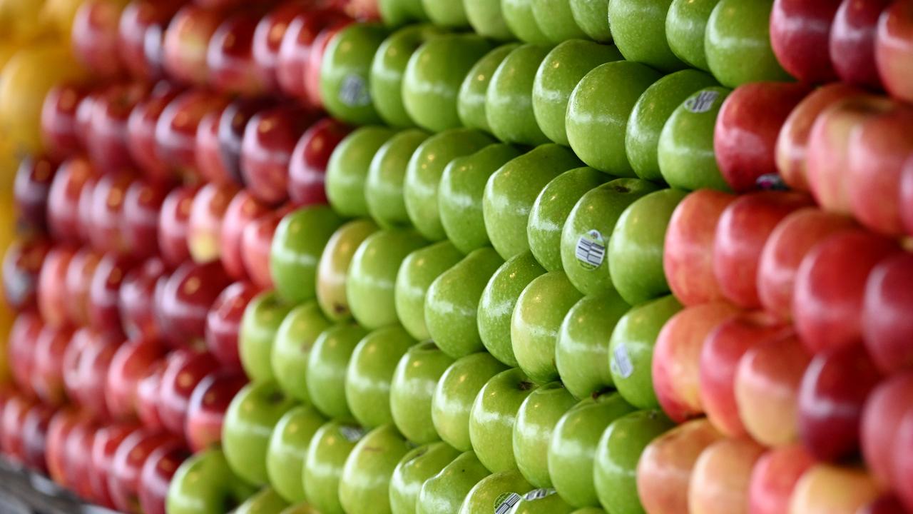 Apples for sale in Melboune (file)
