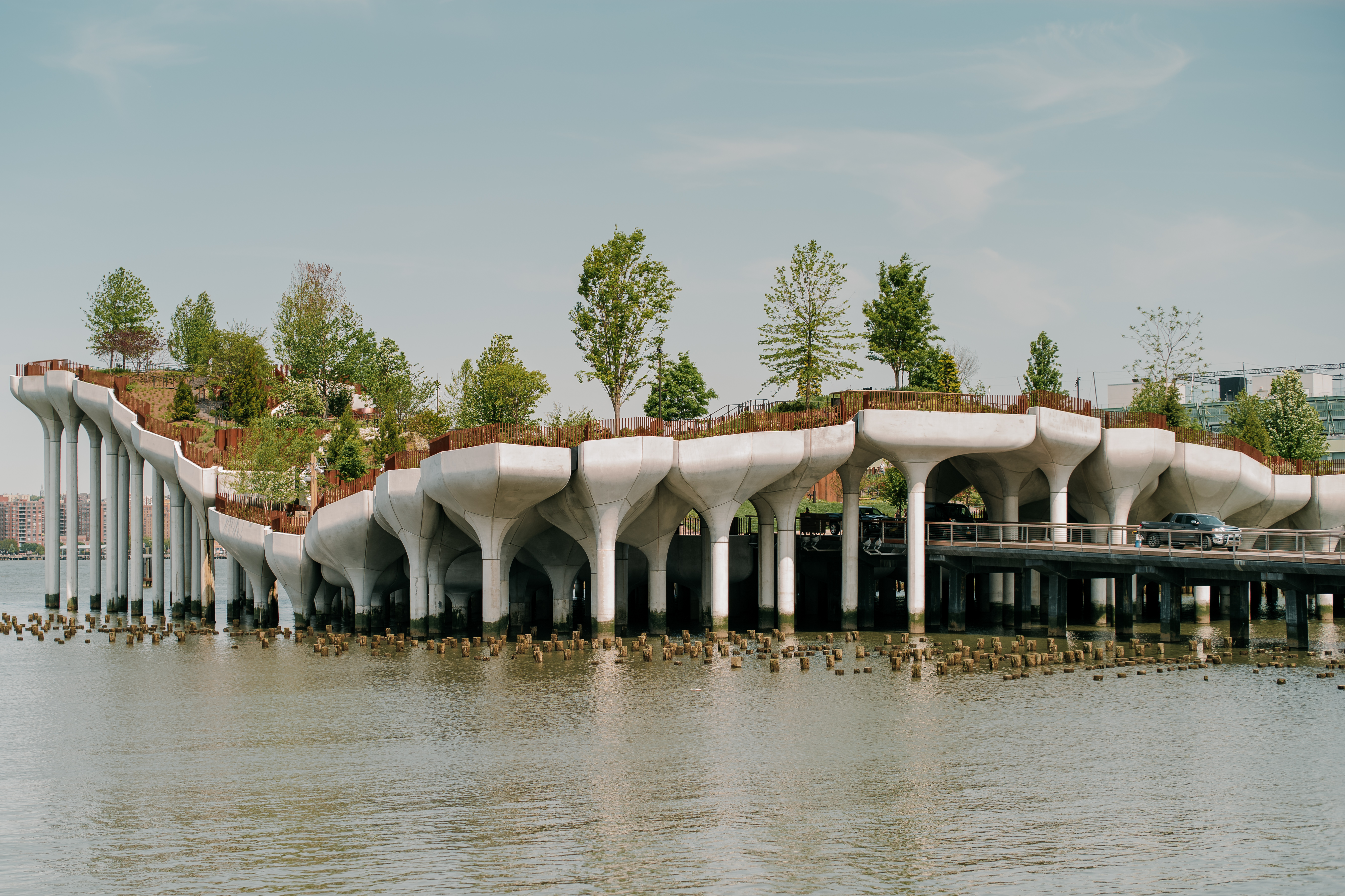 Little Island, in the Hudson River, before opening day