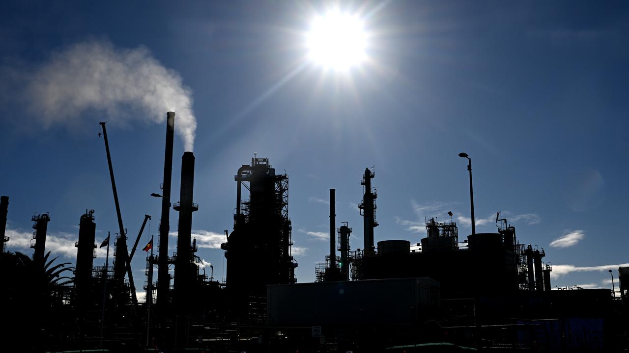 The Ampol Lytton Refinery in Brisbane (file image)