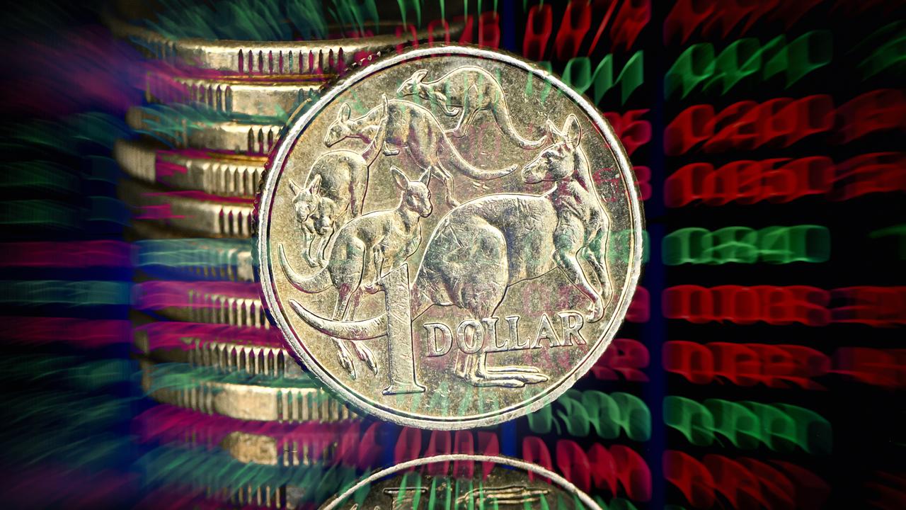 The Australian dollar and ASX digital board (file image)