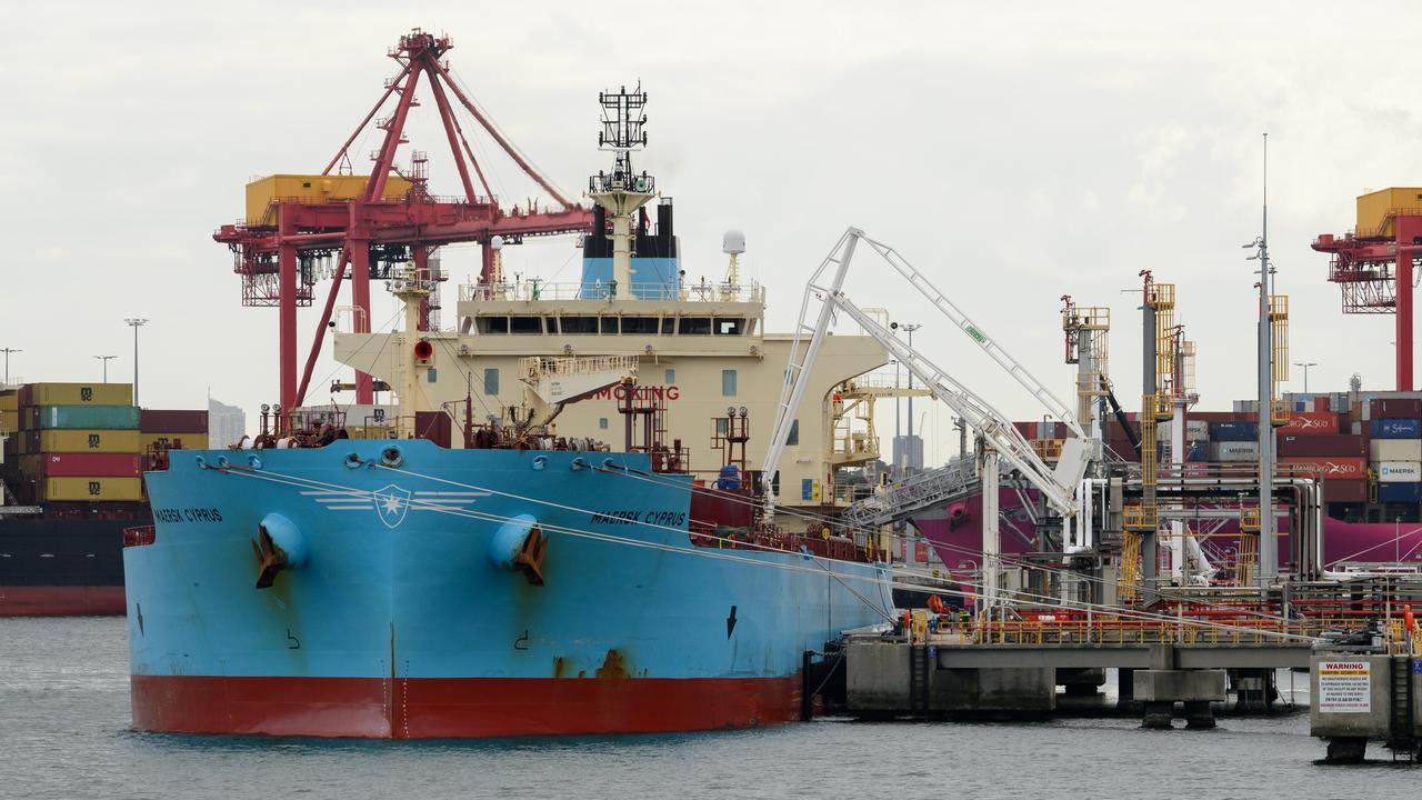 Bulk petroleum fuel ship at Port Botany