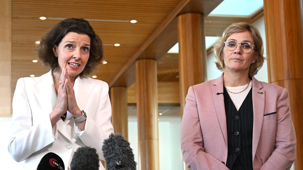 Zali Steggall and Allegra Spender