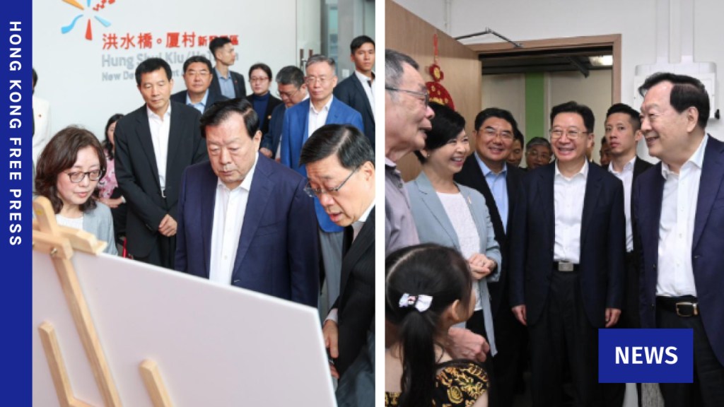 Beijingβs top official on Hong Kong visits temporary housing project Xia