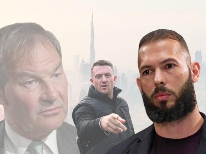 Andrew Tate, Rupert Lowe, and Tommy Robinson