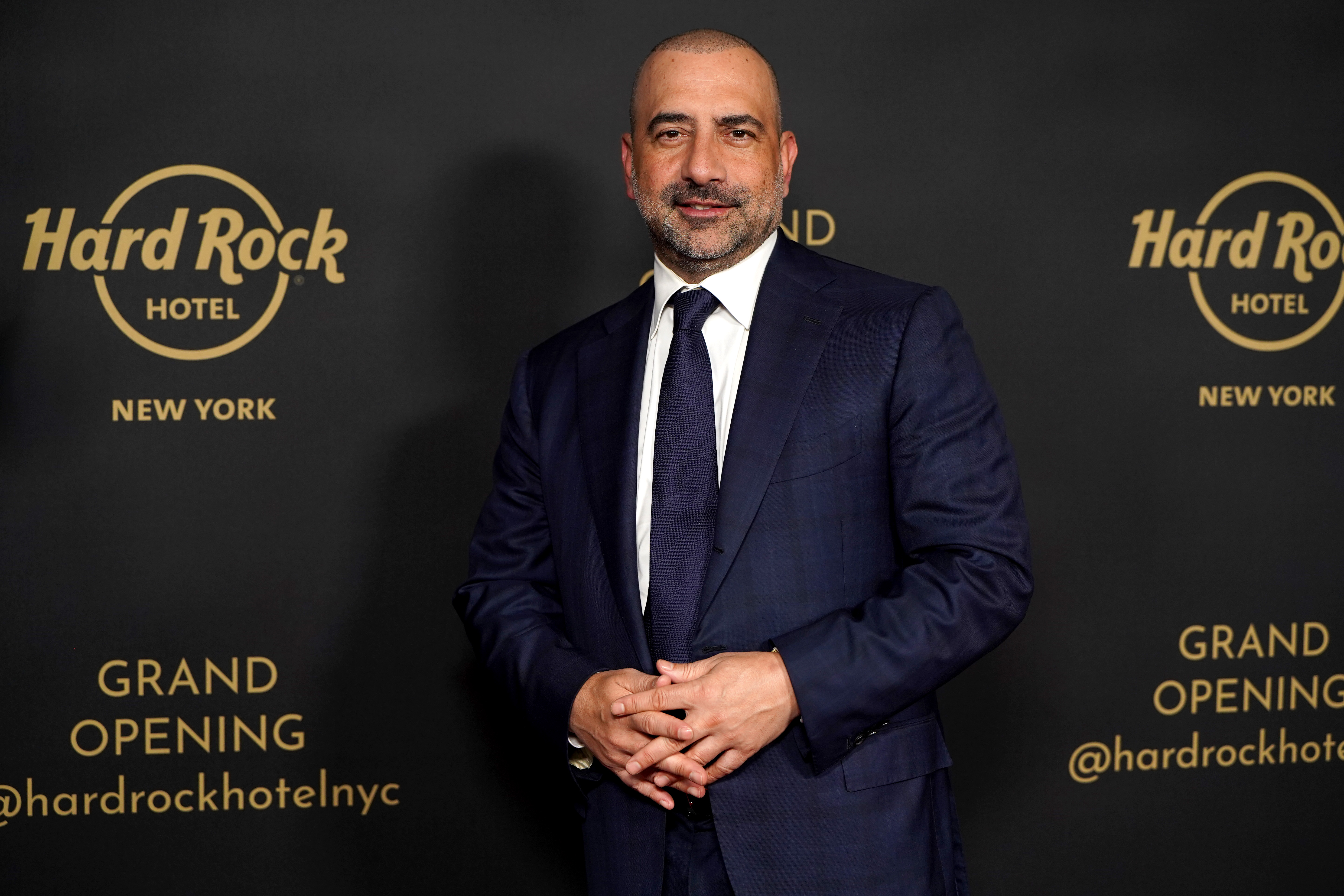 Frank Carone, seen here at the opening of Hard Rock Hotel New York on May 12, 2022, had once represented the owners of Avant Gardner before becoming chief of staff to Mayor Eric Adams. He left the post at the end of 2022.