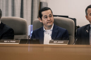 Ren. Hai Pham, D-Hillsboro, at the Oregon Legislature on Feb. 12, 2024. (Jordan Gale/Oregon Capital Chronicle)