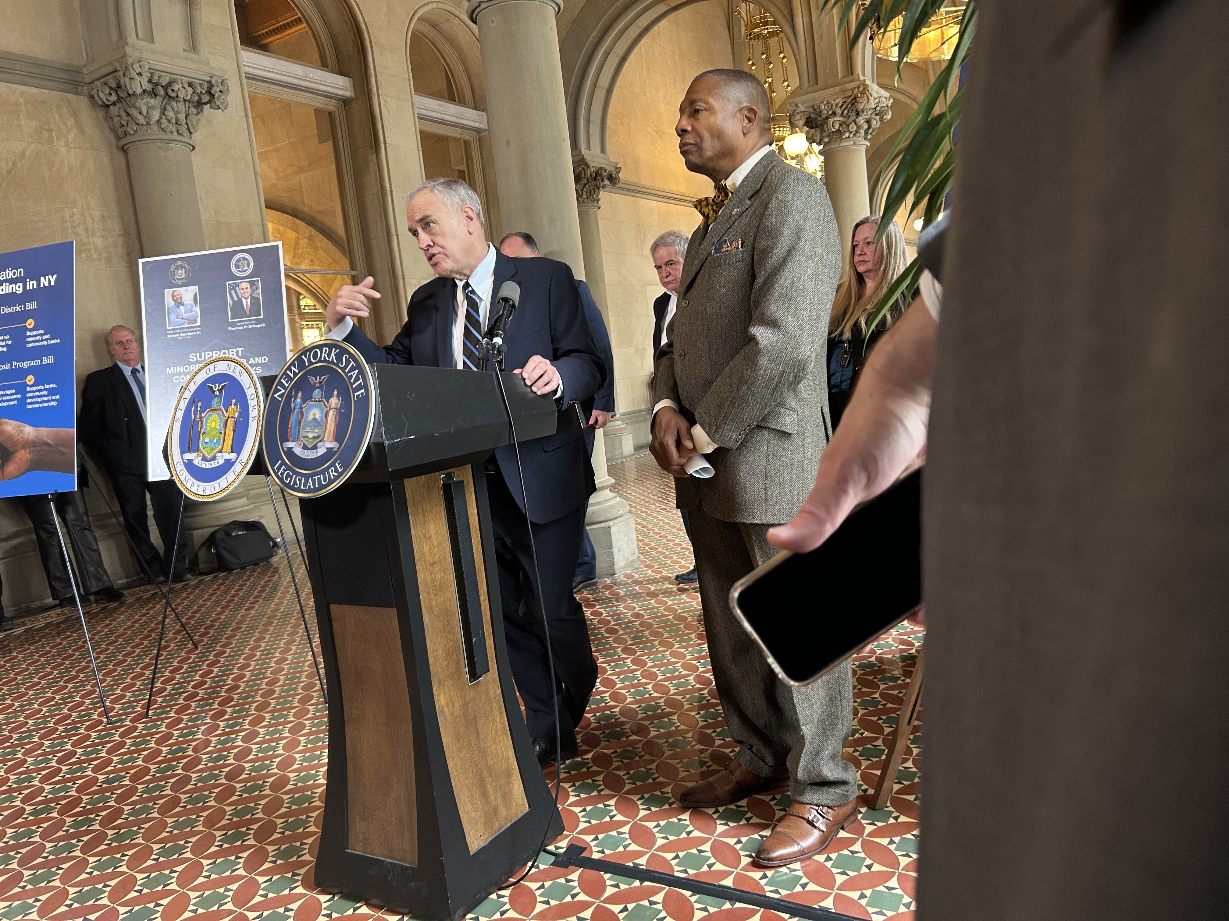 State Comptroller Tom DiNapoli at the Capitol