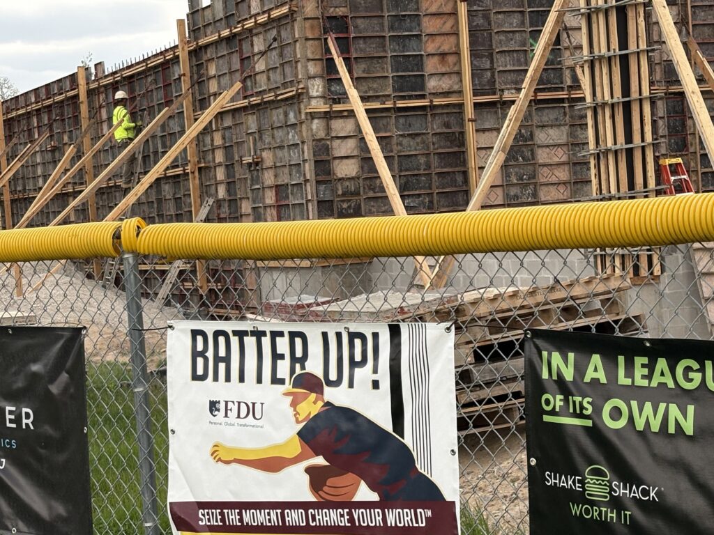A construction worker works on a new apartment complex in Paramus, N.J. Builder confidence has dropped recently because of higher material and financing costs. (Photo by Tim Henderson/Stateline)