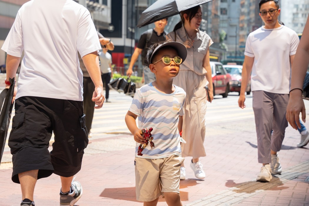 A heatwave in Hong Kong in late May 2026. Photo: Kyle Lam/HKFP.