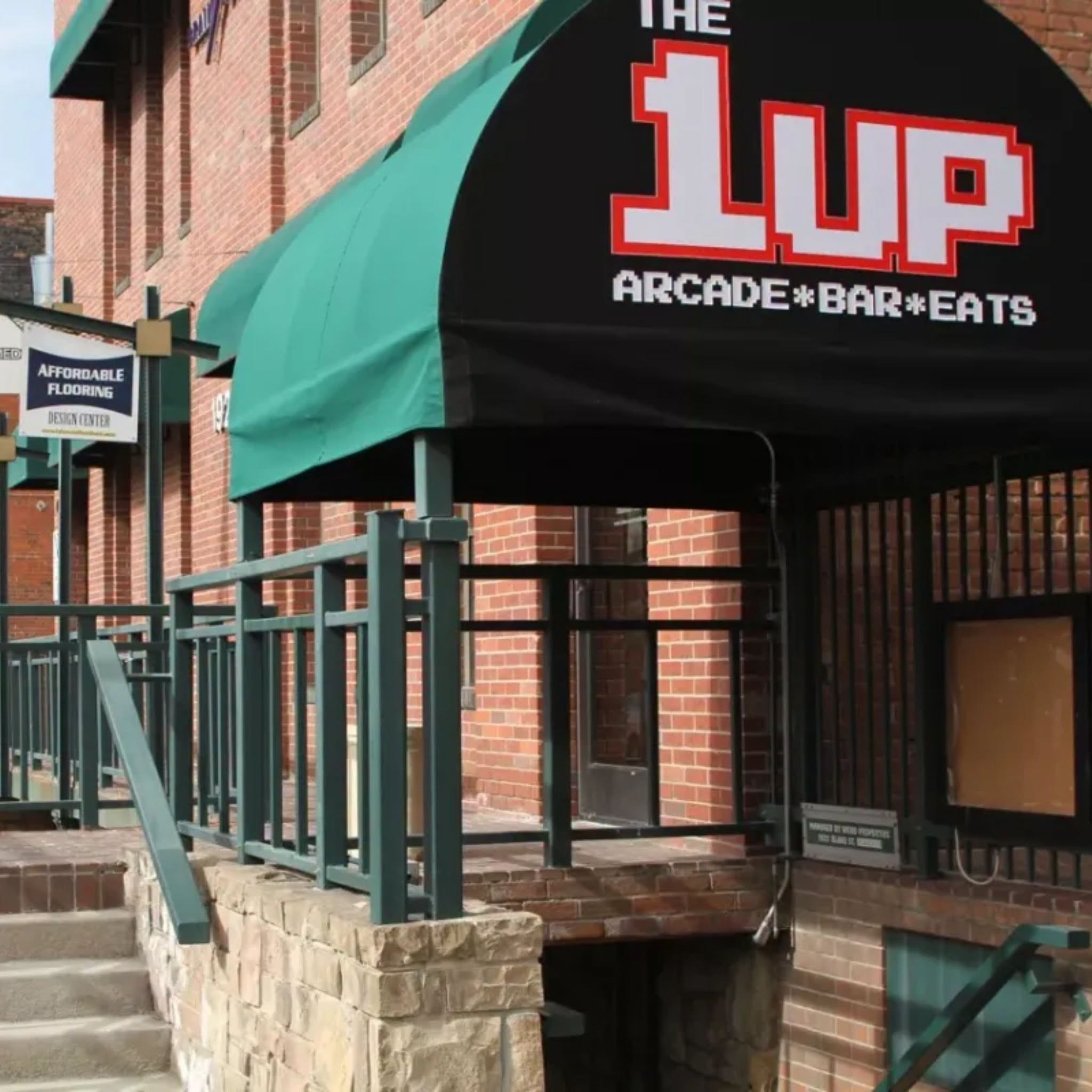 the exterior of the original 1UP