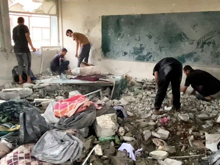 Israel demolishes Gaza school