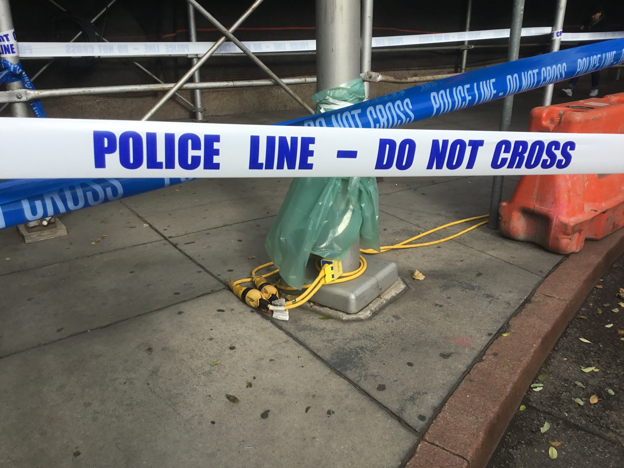 A NYPD crime scene