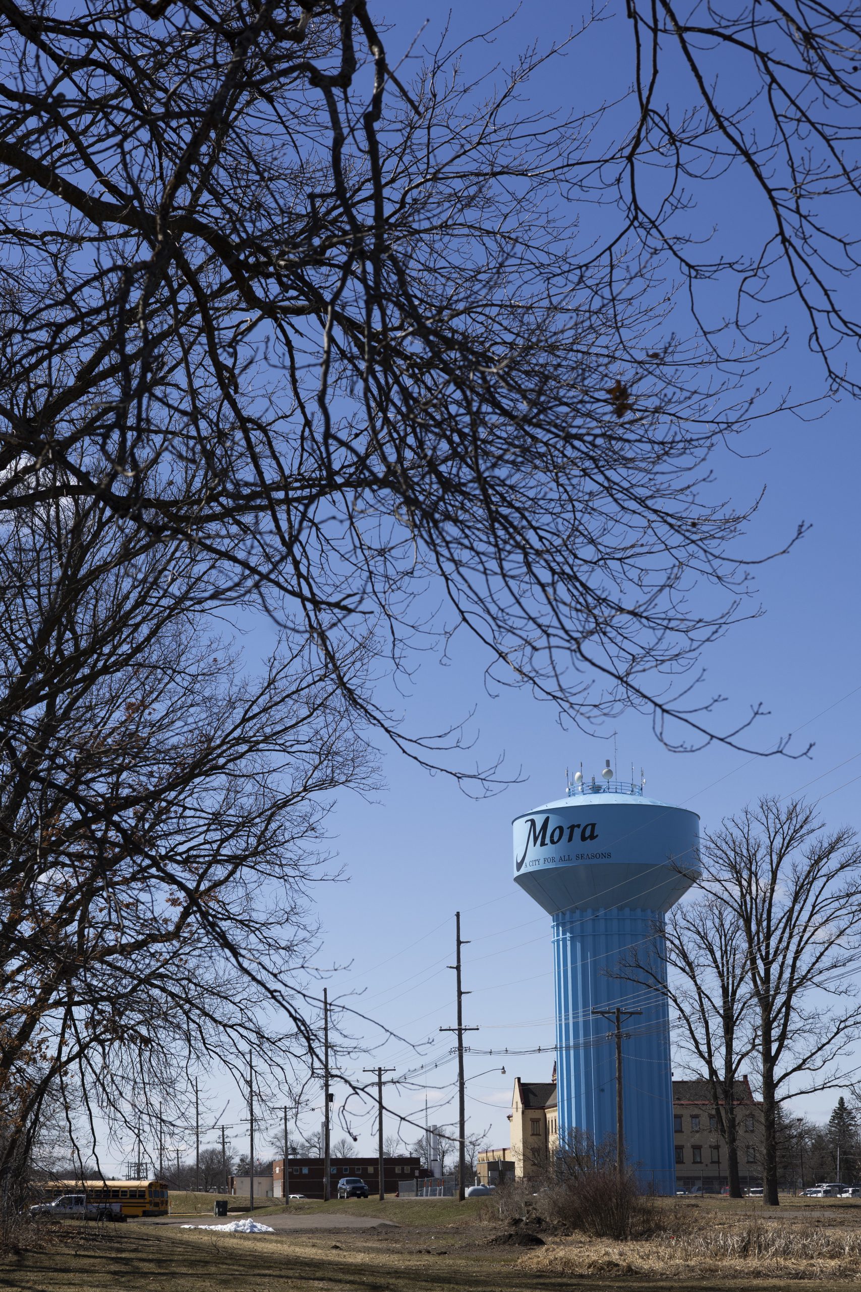 a photo of the water tower in Mora