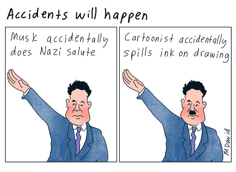 #2 TOP IA ARTICLE OF 2025: Elon Musk waves away dodgy salute