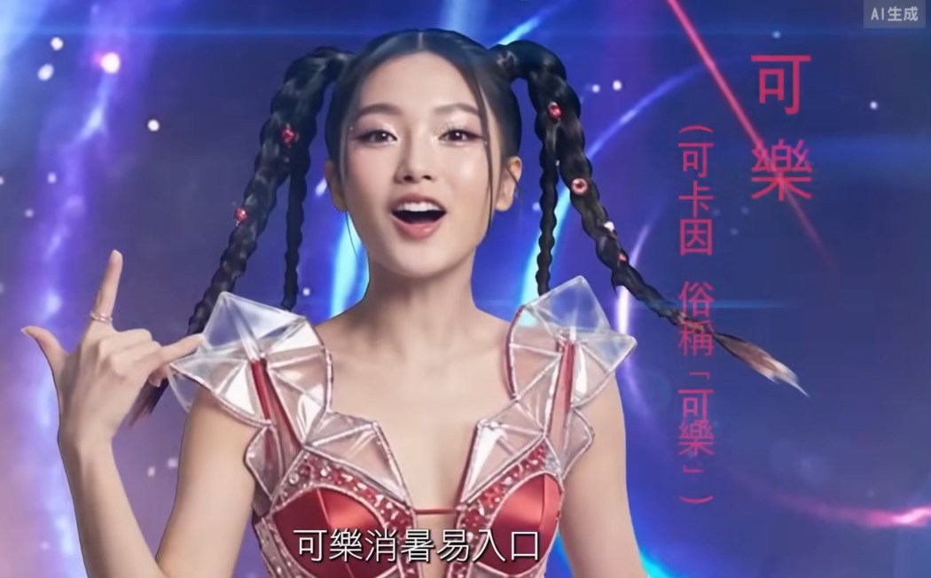 The Correctional Services Department's now-withdrawn AI-generated K-Pop stars named Cannabis, Ice, Cocaine and Etomidate.