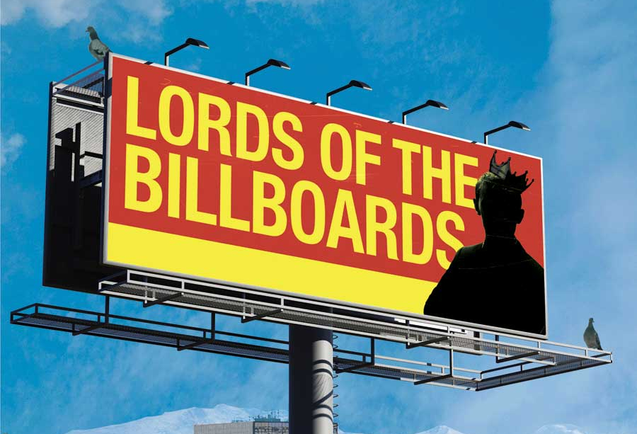 Denver lawyer billboard illustration