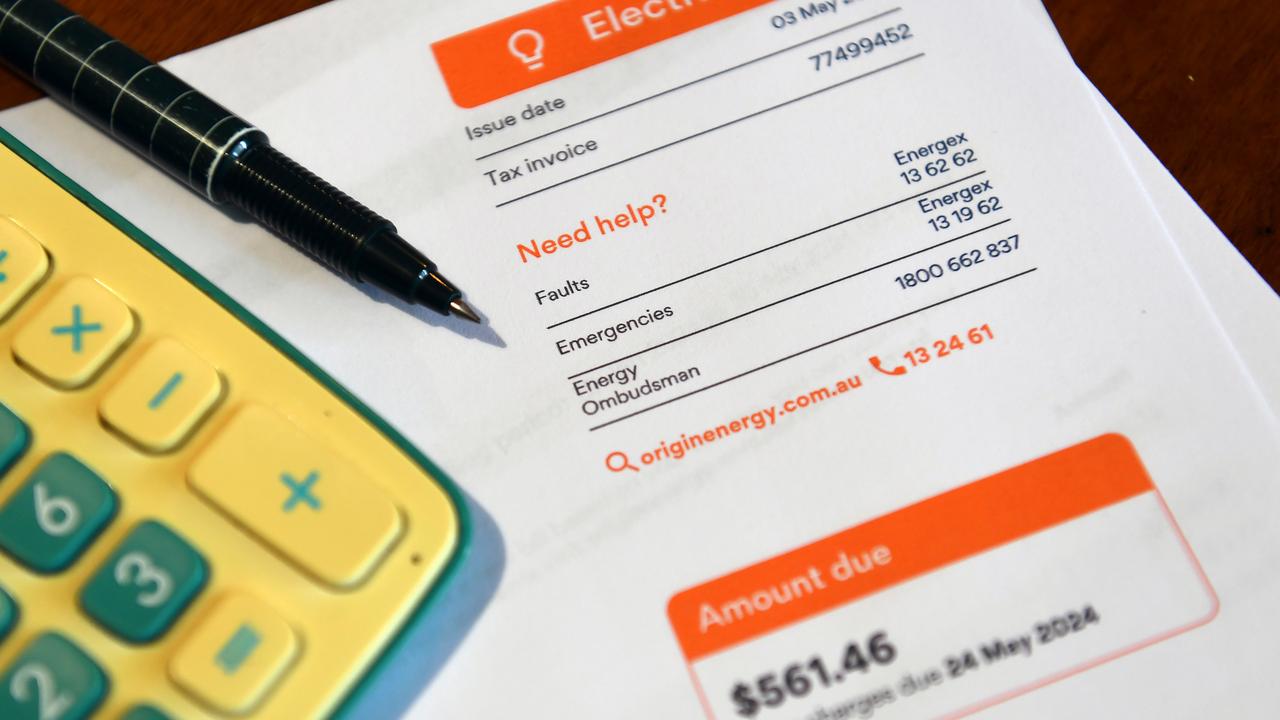 A residential electricity bill