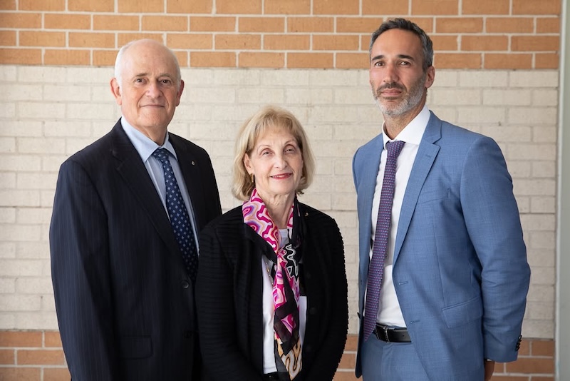ECAJ co-CEO Peter Wertheim, immediate past-President Jillian Segal and co-CEO Alex Rivchin. Image: ECAJ website