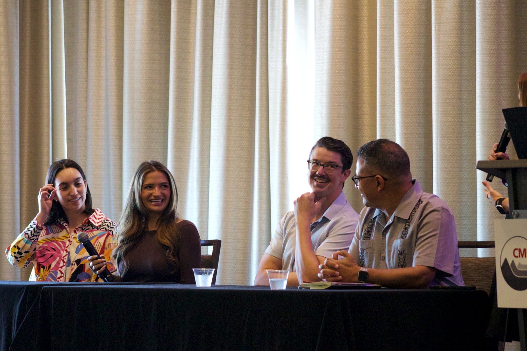 Left to right: Rayna Kingston, Haley Metzger, Chris Gad and Gerardo Muñoz.