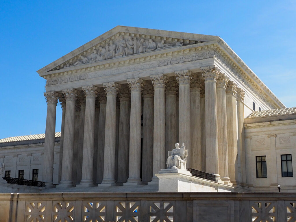 The U.S. Supreme Court, on April 9, 2026. (Photo by Ashley Murray/States Newsroom)