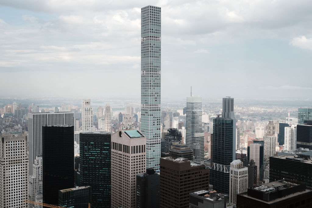 condo towers south of Central Park