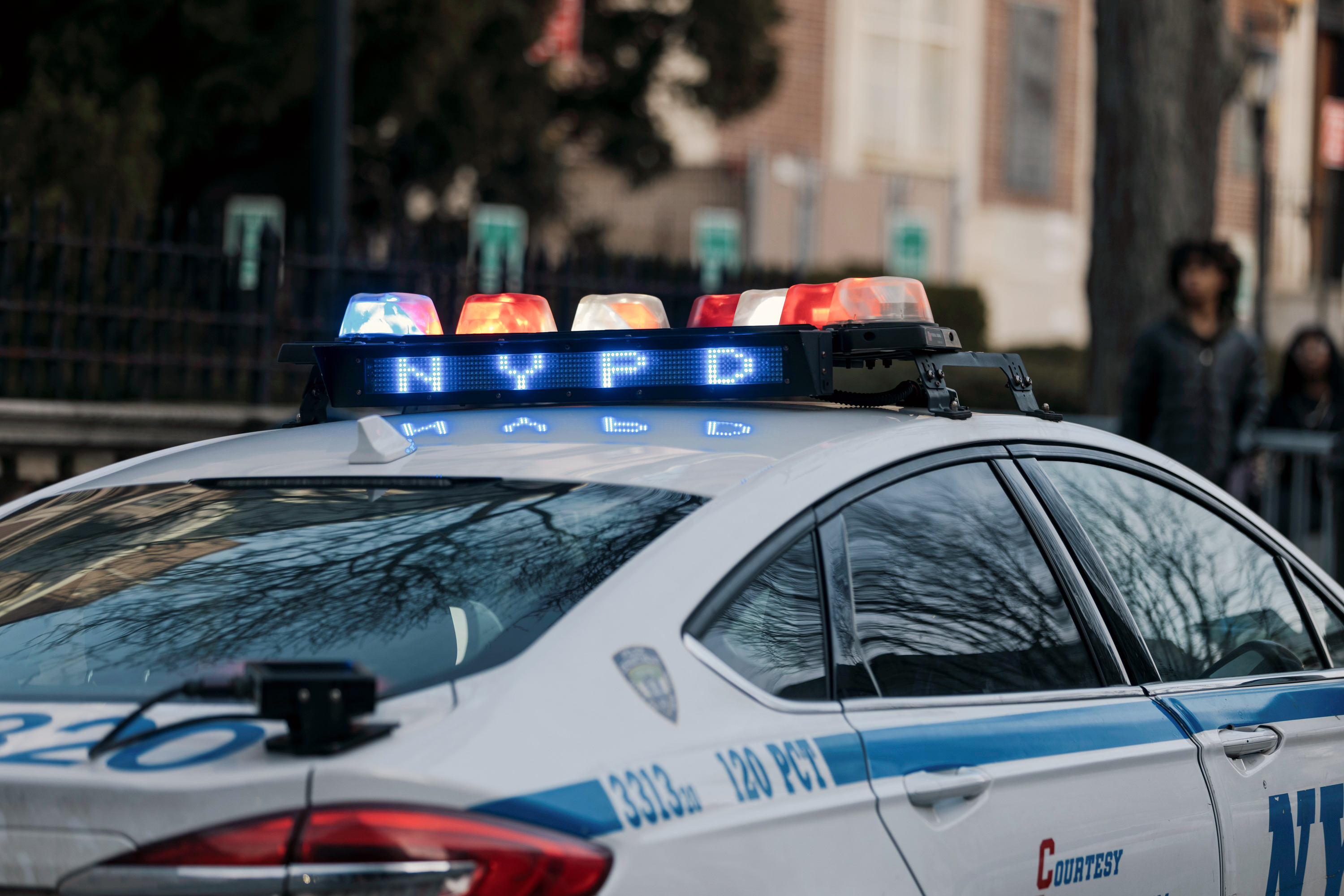 An NYPD patrol car.