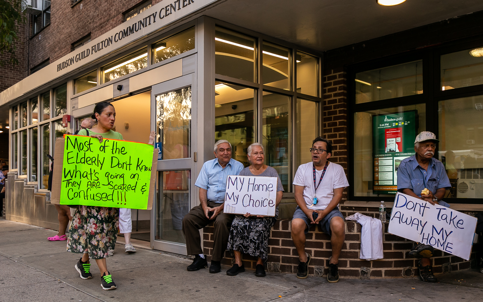 demolition protest
