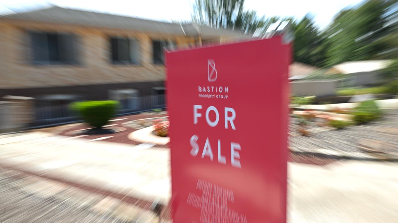 For Sale sign in Canberra (file)