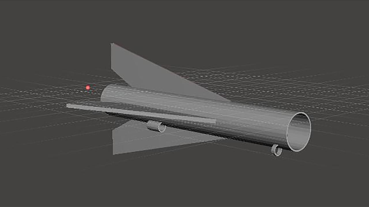 Rocket image tendered in the court case (file)