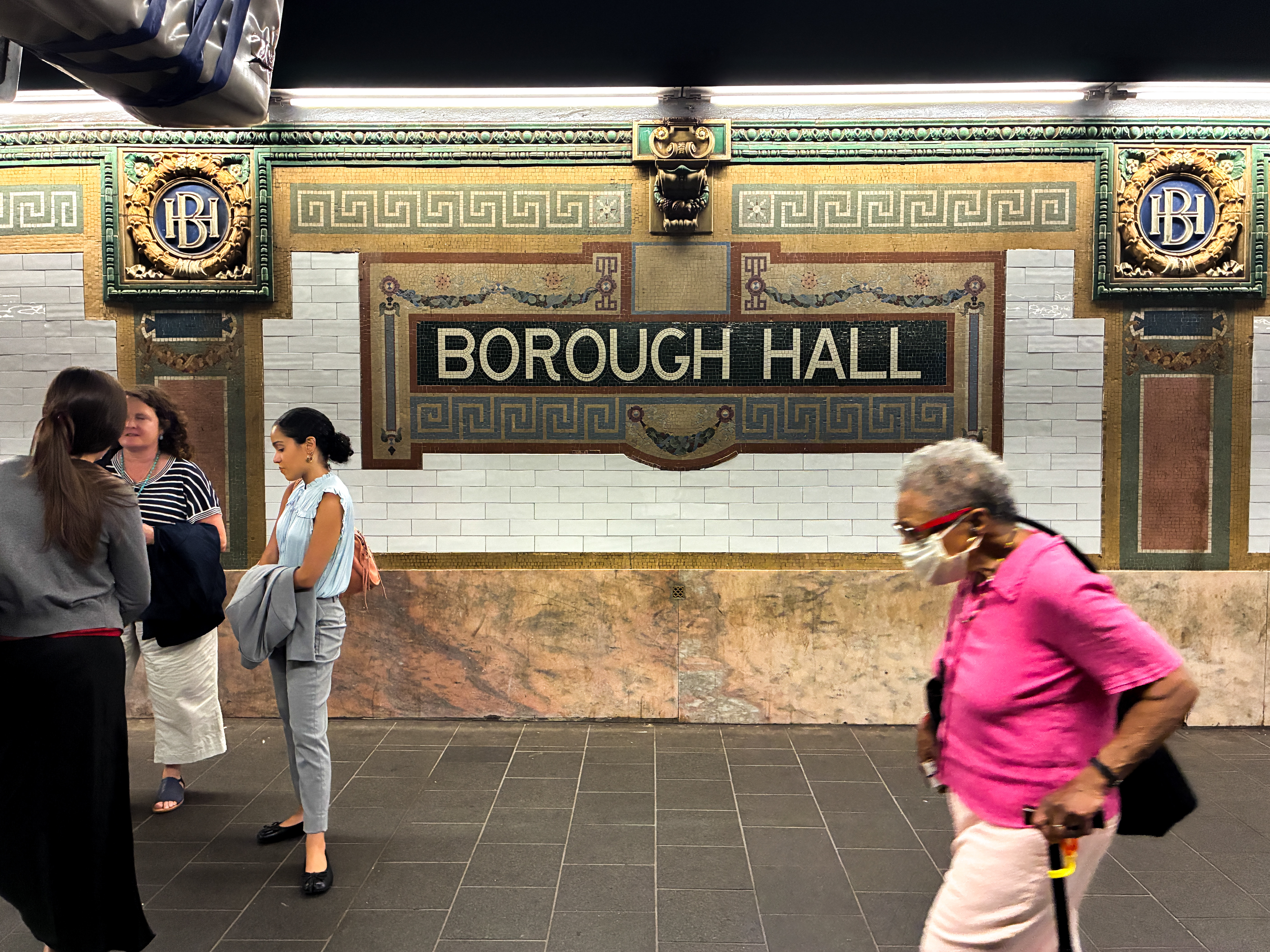 Brooklyn's Borough Hall station looking nice.
