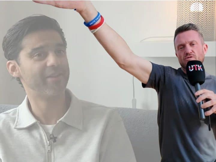 Tommy Robinson and Quroum Beg