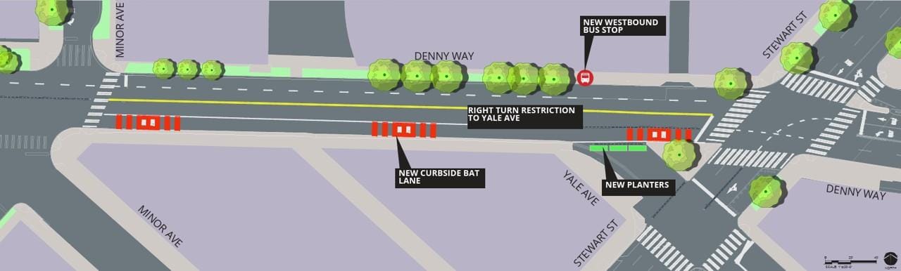 SDOT Prepares to Roll Out the Route 8 Red Carpet on Denny Way