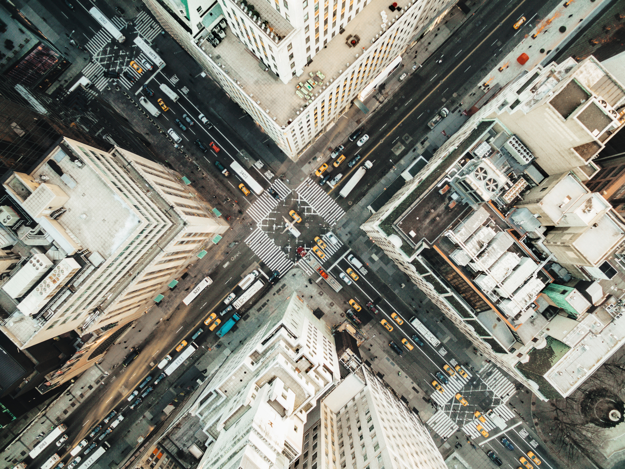 File photo of water cooling towers on New York City rooftops.