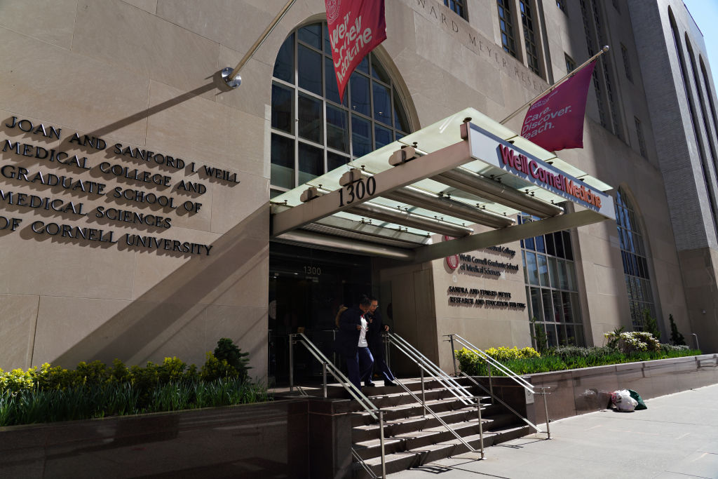 File photo of Weill Cornell Medical Center