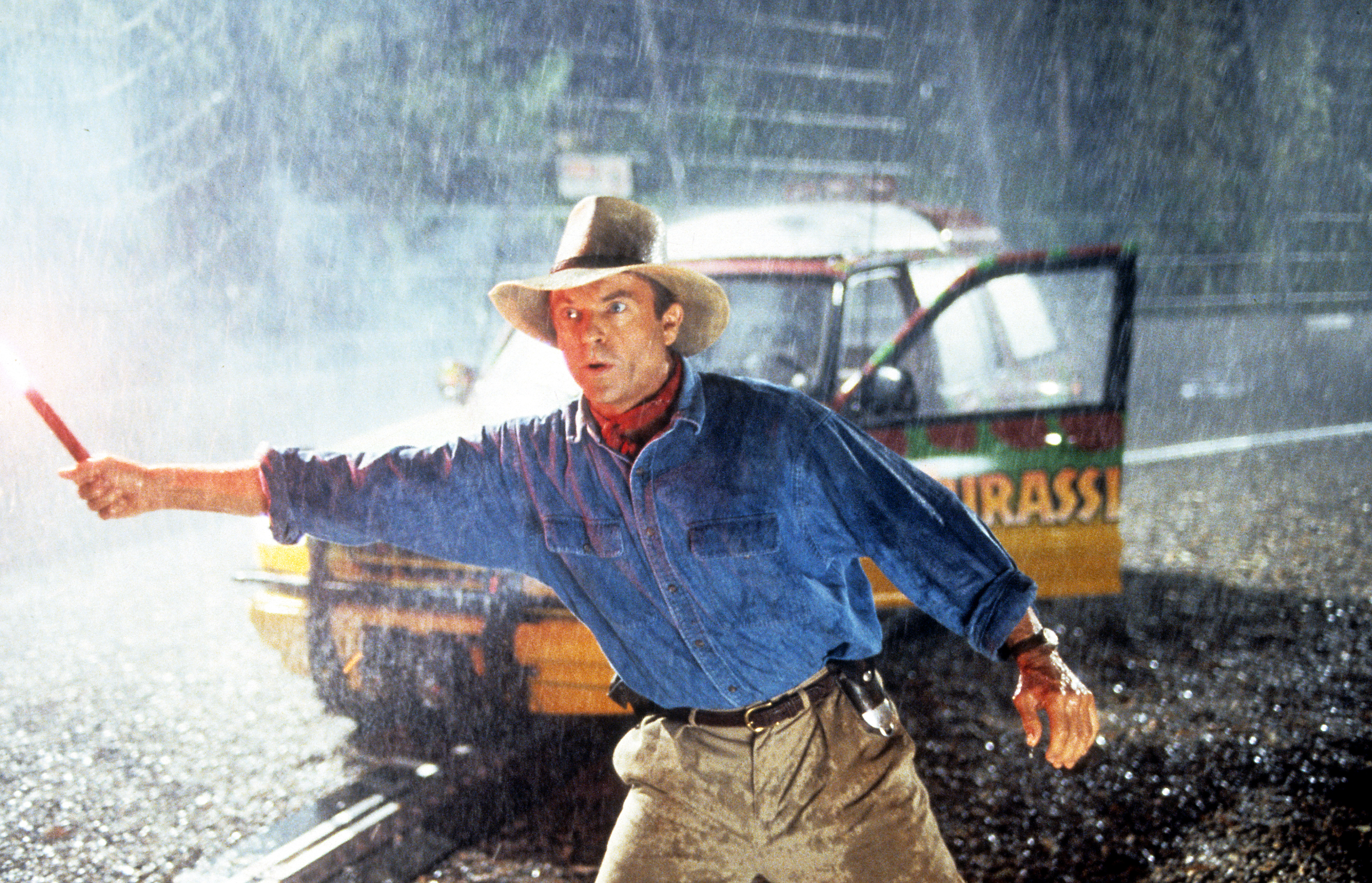 A still from the film 'Jurassic Park'