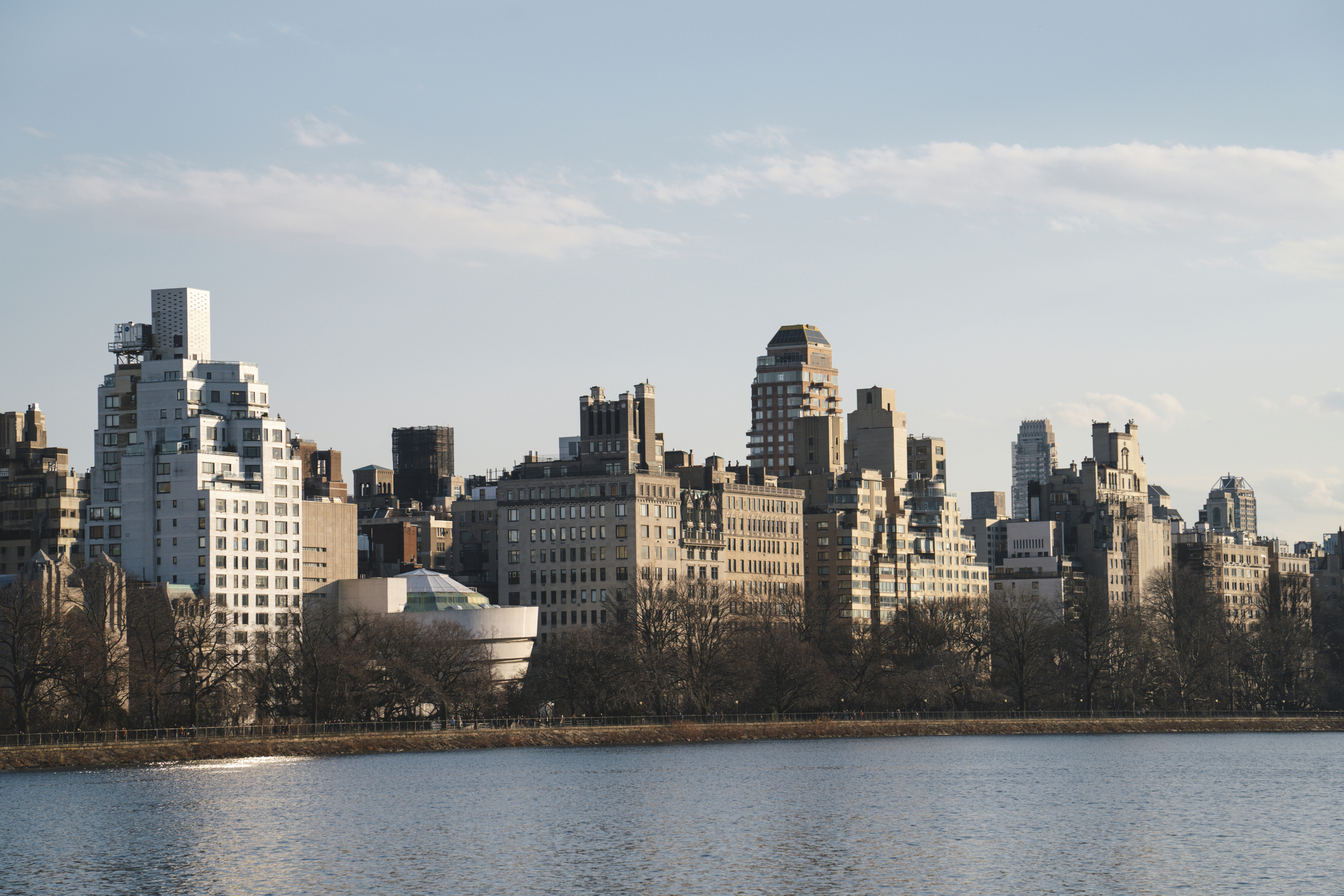 A file photo of the Upper East Side of Manhattan, with a view of the iconic Guggenheim Museum.