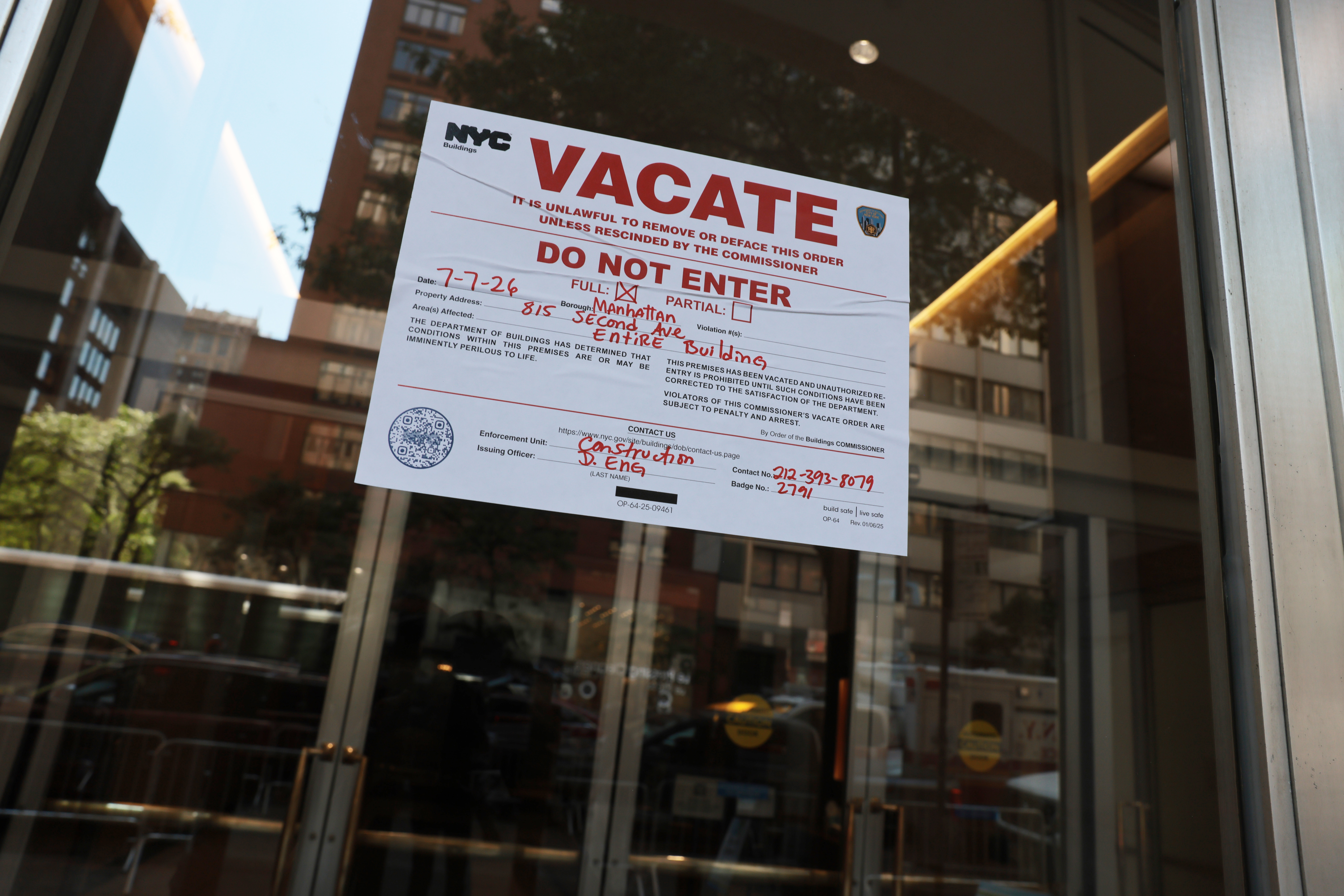 Vacate order