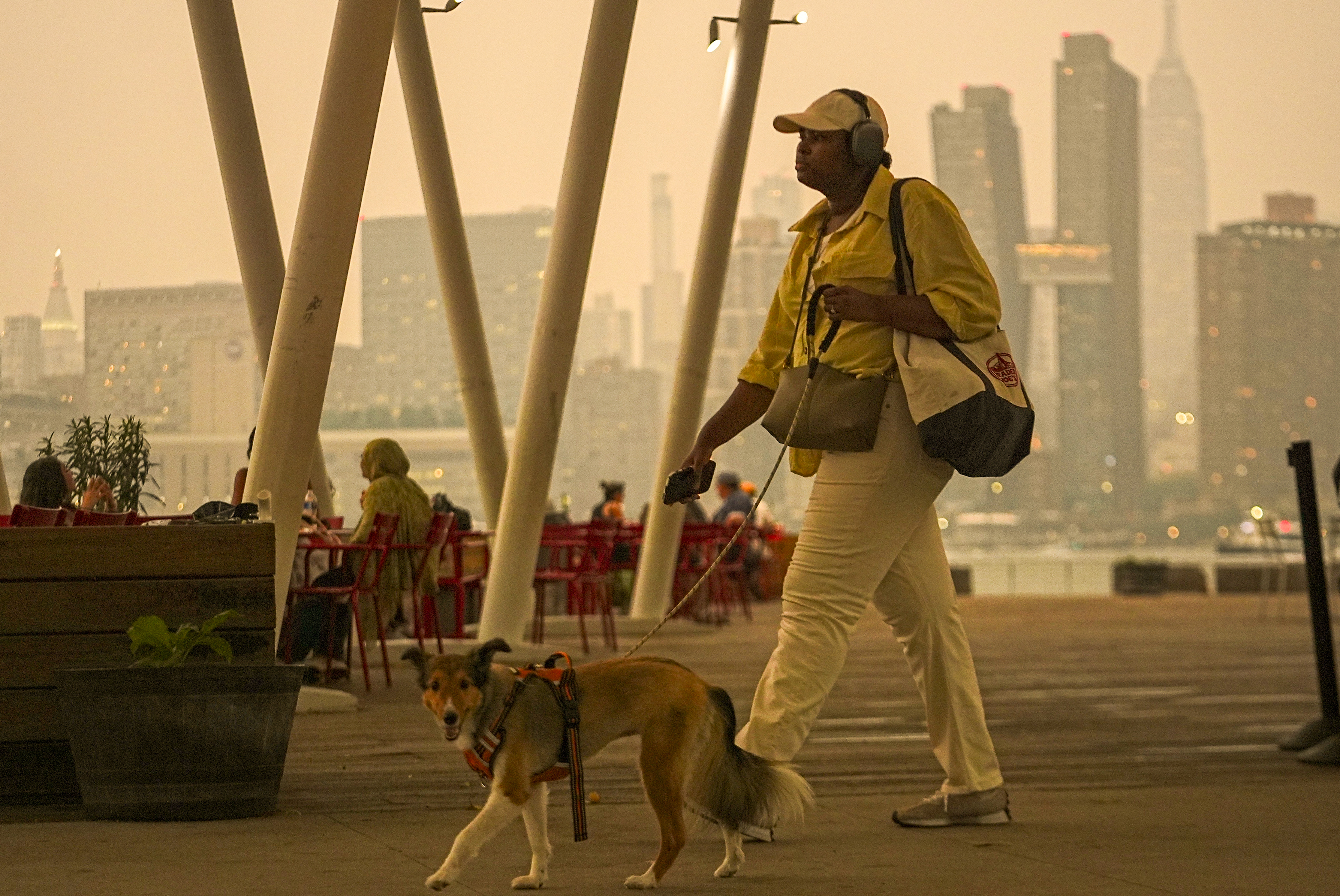 The New York City smog caused by Canadian wildfires this week was so thick it obscured the skyline.
