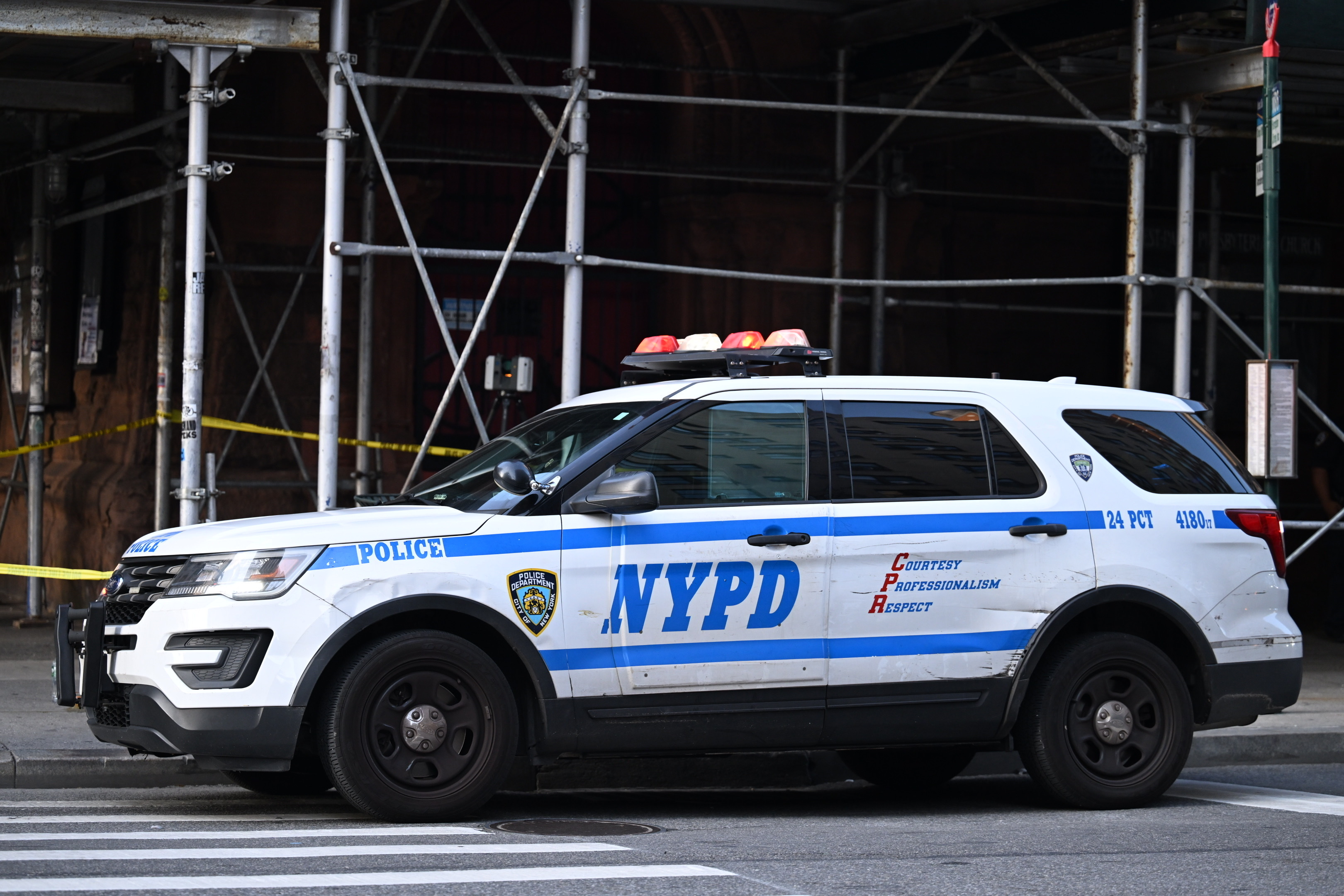 An NYPD vehicle.