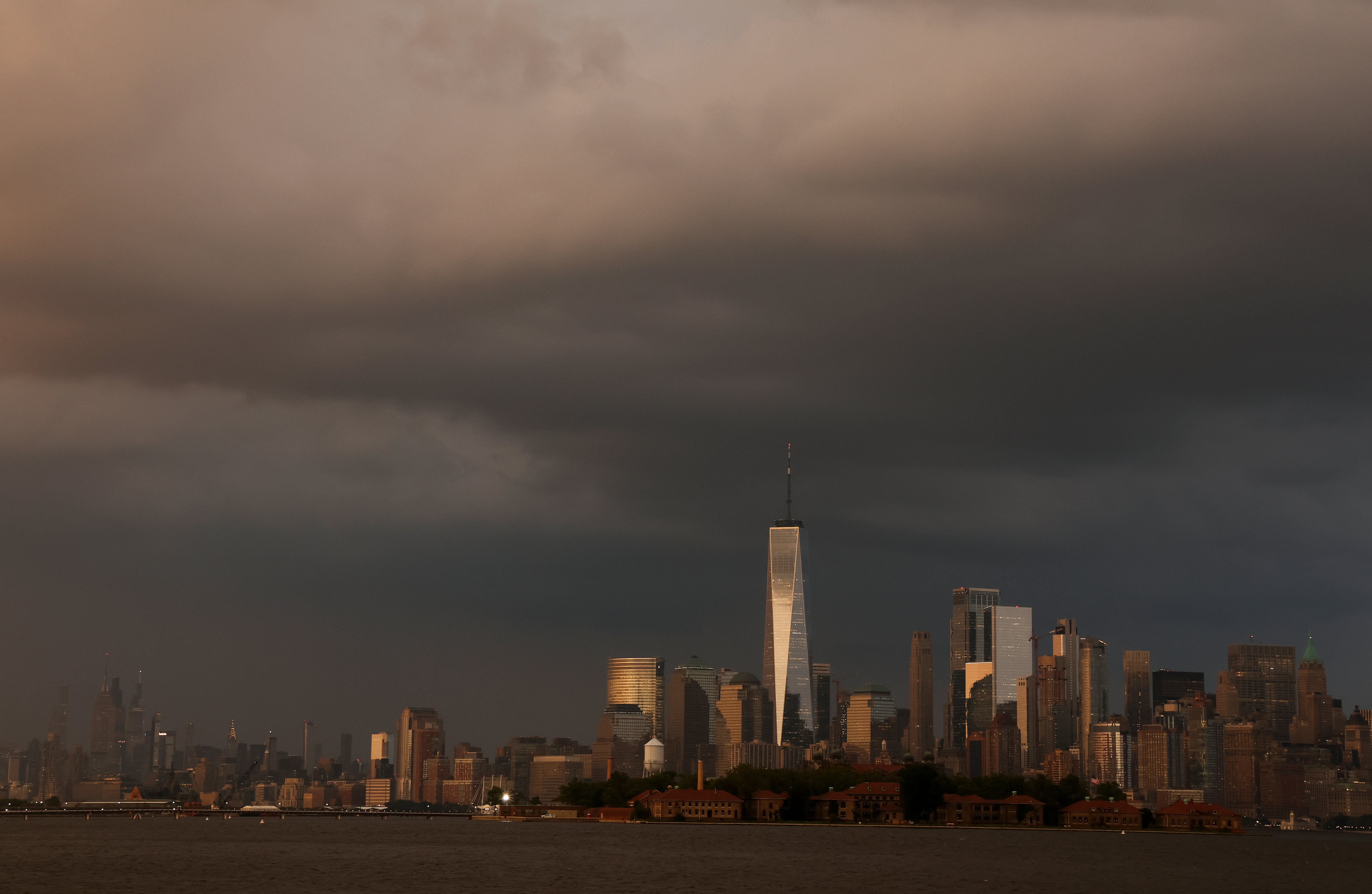 It's been grey, cloudy and rainy week already in New York City today, with more rain on the way Wednesday.