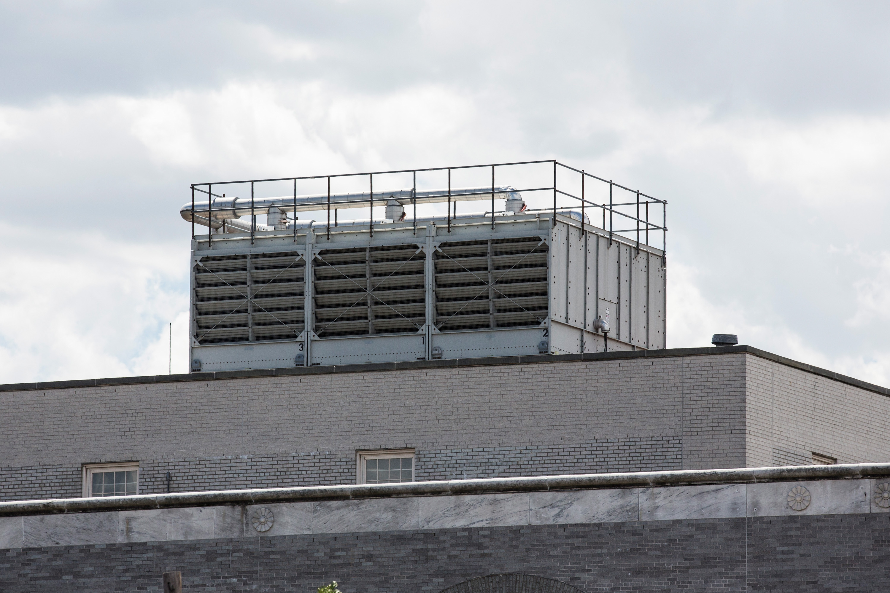 A water cooling tower that was found to have traces of legionella pneumophila bacteria in New York City in 2015.