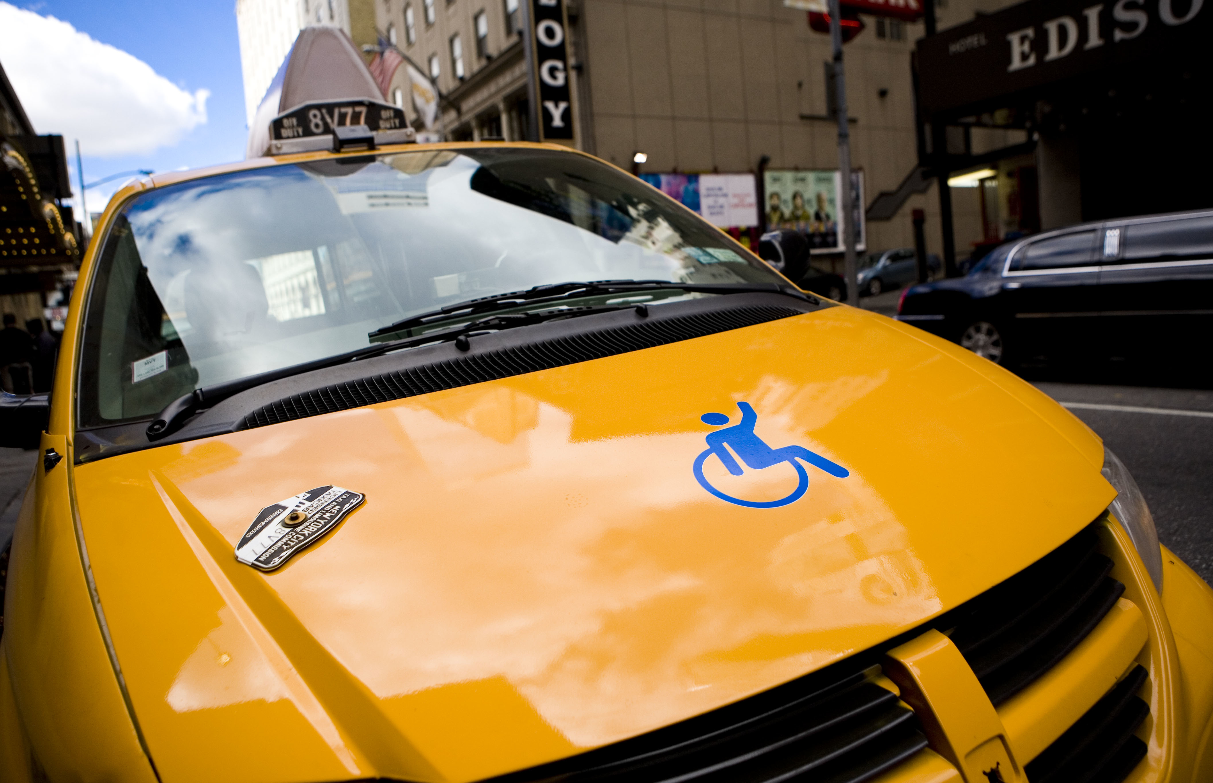An accessible cab.