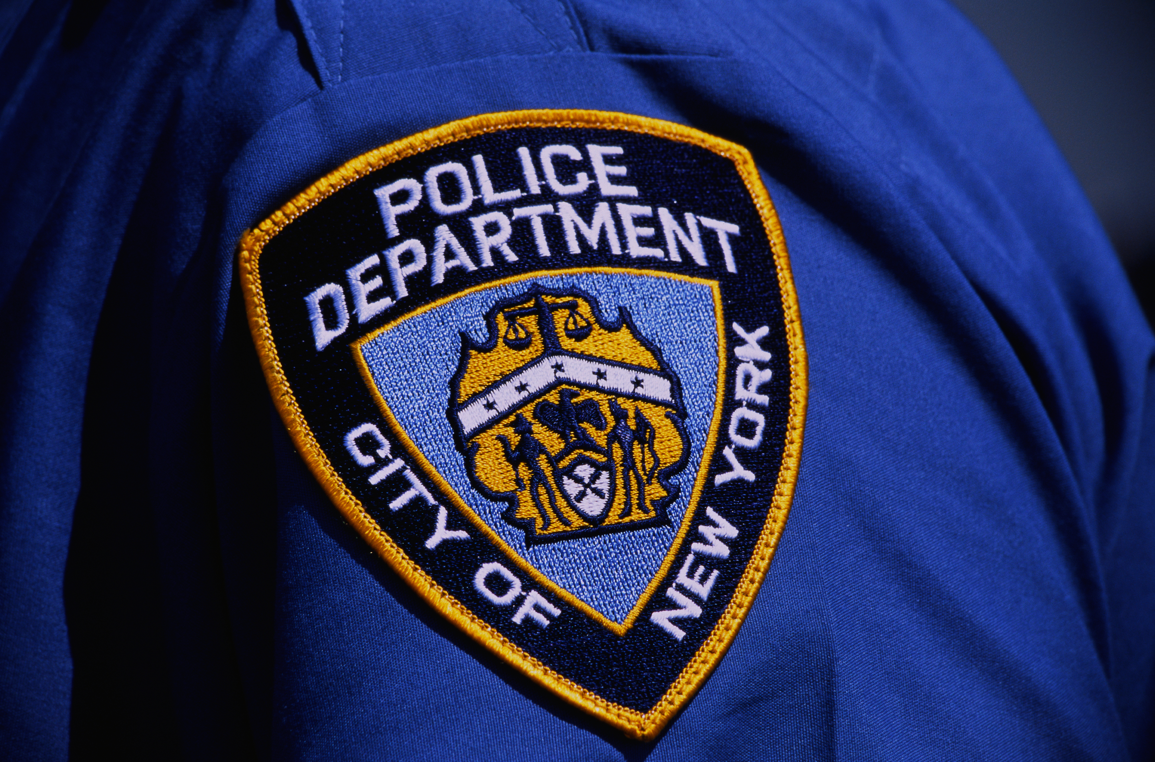 New York Police Department emblem.