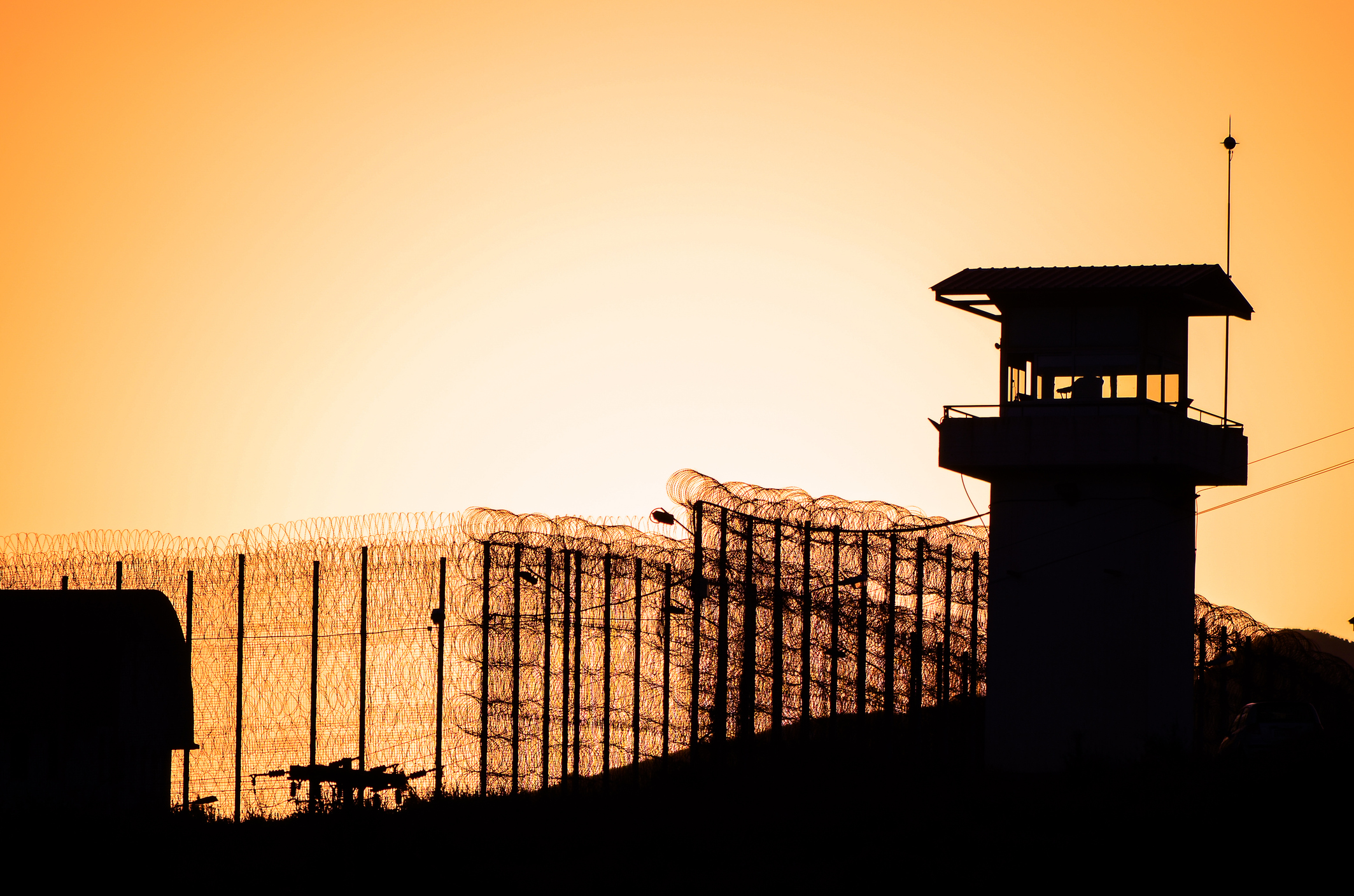 Stock photo of a prison