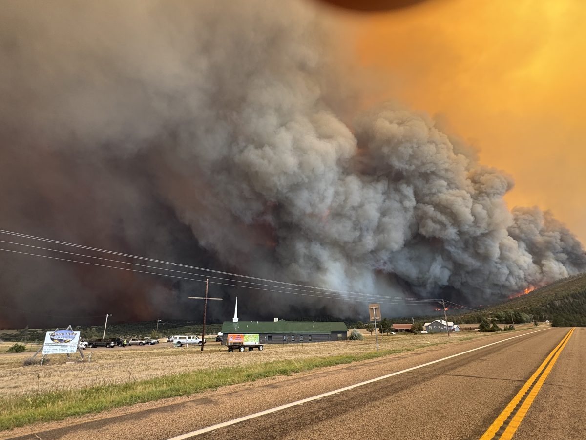 Aspen Acres fire burns