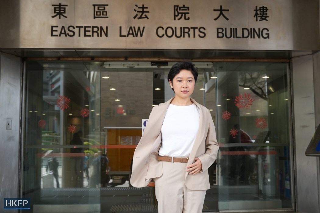 Selina Cheng at the Eastern Magistrates' Court on March 9, 2026. Photo: Kyle Lam/HKFP.