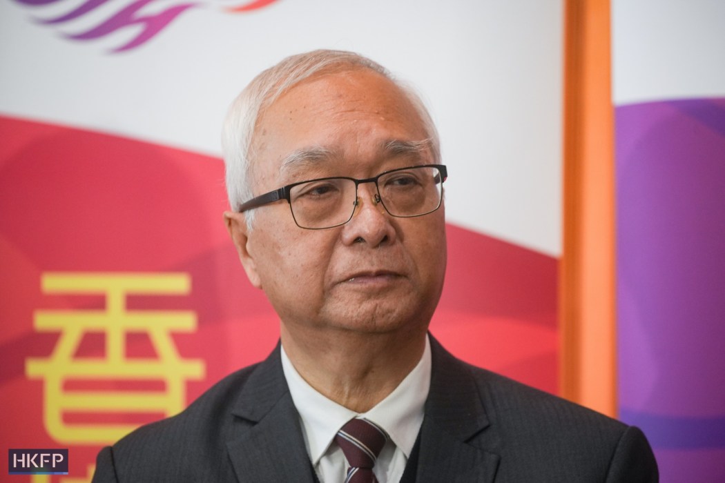 Secretary for Environment and Ecology Tse Chin-wan meets the press on January 26, 2024. Photo: Kyle Lam/HKFP.