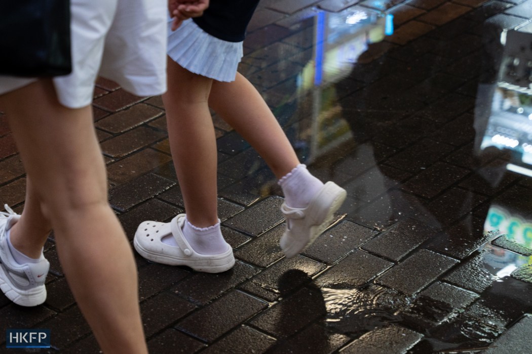 School students. Photo: Kyle Lam/HKFP.