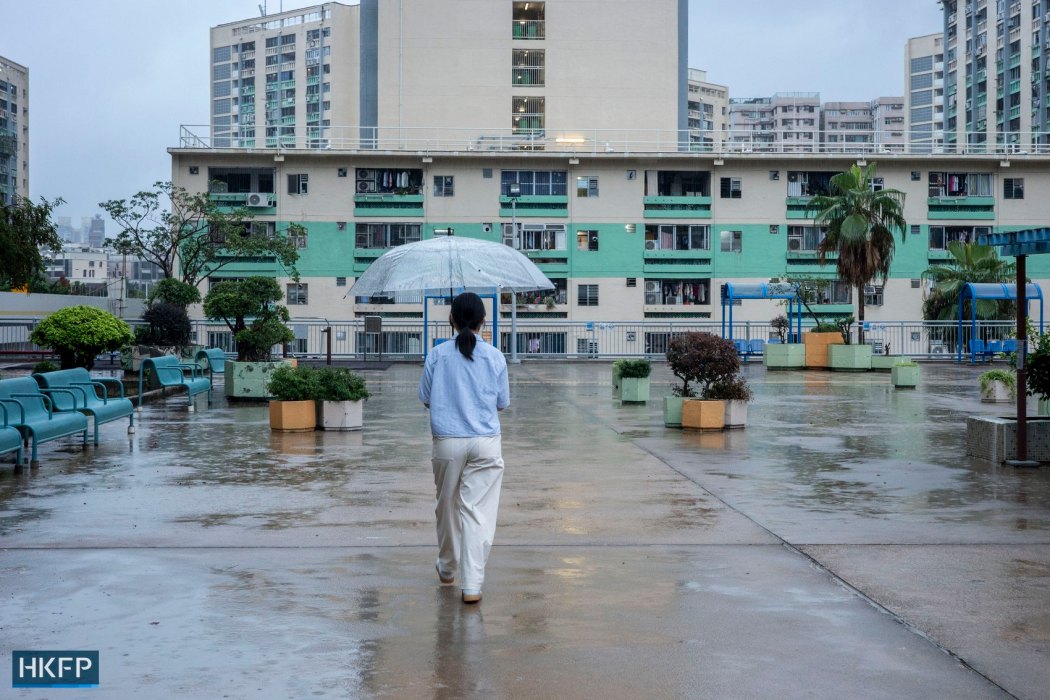 Mui, who suffers seven years of sexual child abuse, speak out when she leaves the family and gets assistance from social worker. Photo: Irene Chan/HKFP.