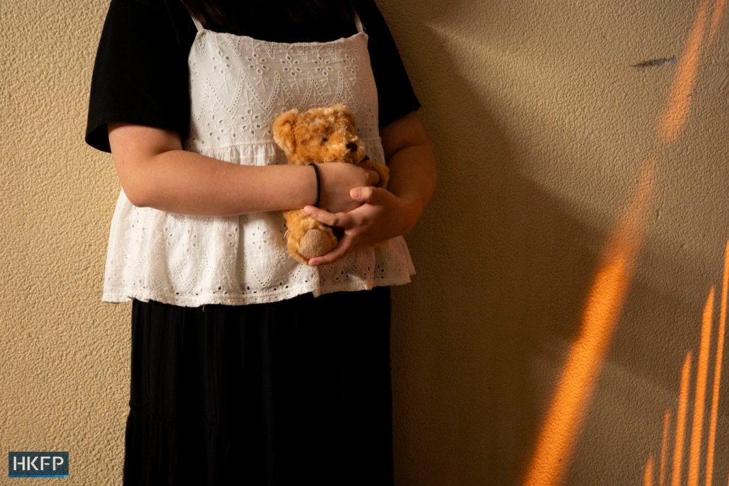 Bobo suffers from sexual abuse by a family member as a child. Photo: Irene Chan/HKFP.